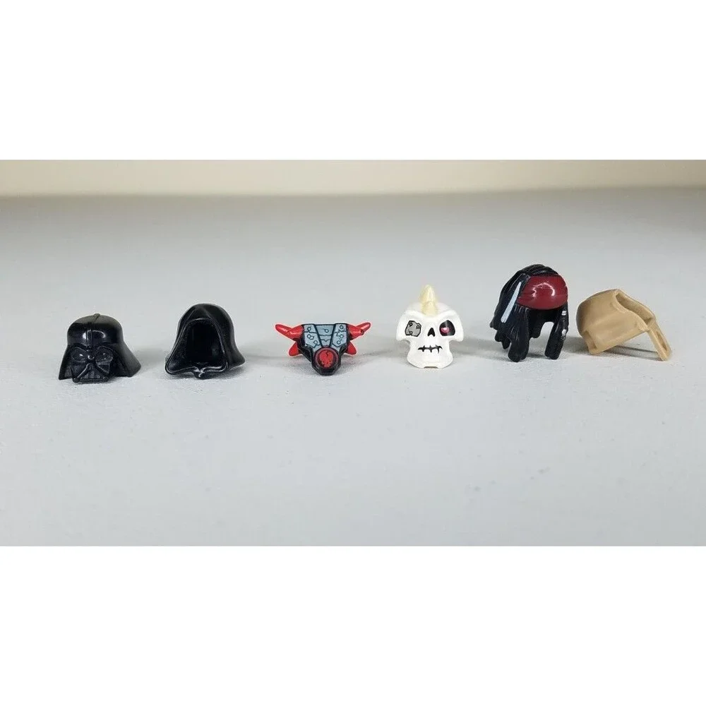 Lego Star Wars Pirates Helmets Heads Hoods Accessories Mixed Themes Lot of 6